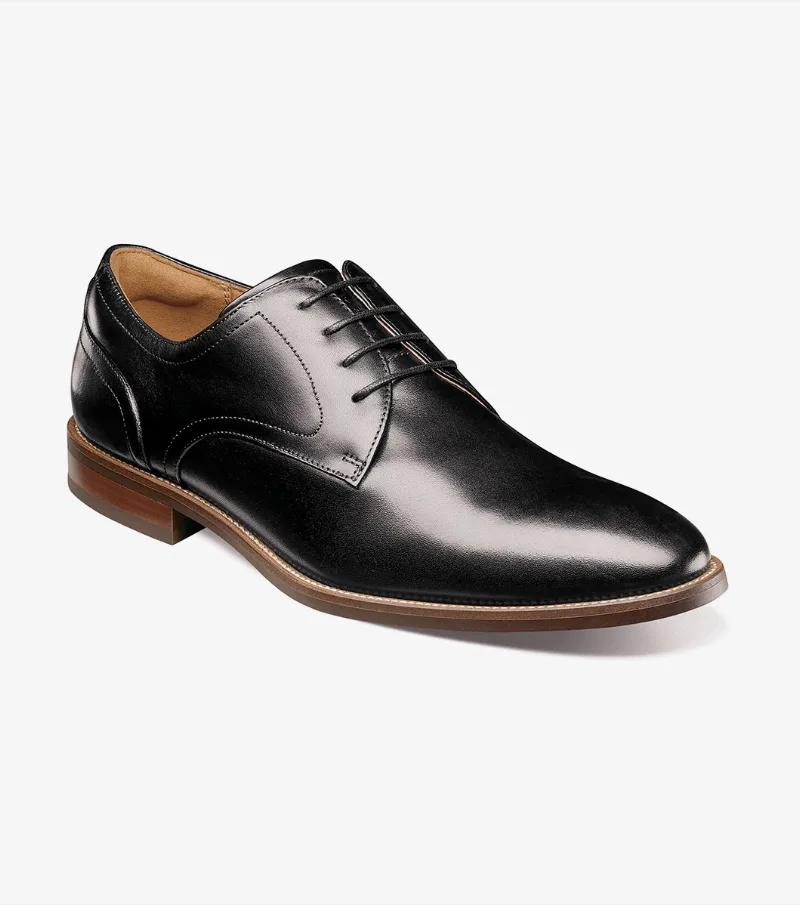 Florsheim Shoes Rucci Plain Toe Oxford Black Size 13