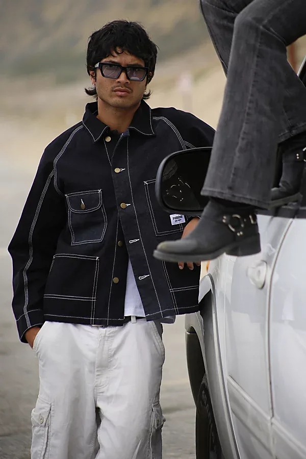 Patina Engineer Jacket in Black at Urban Outfitters