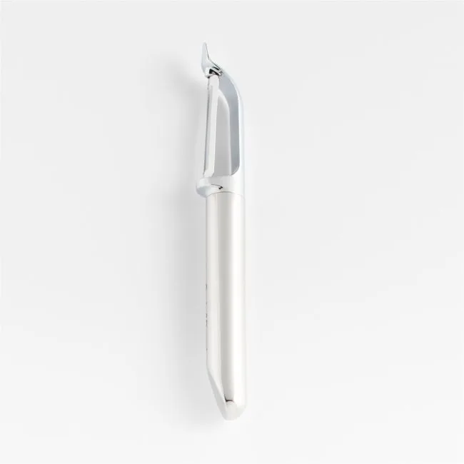 Crate & Barrel Stainless Steel Straight Peeler