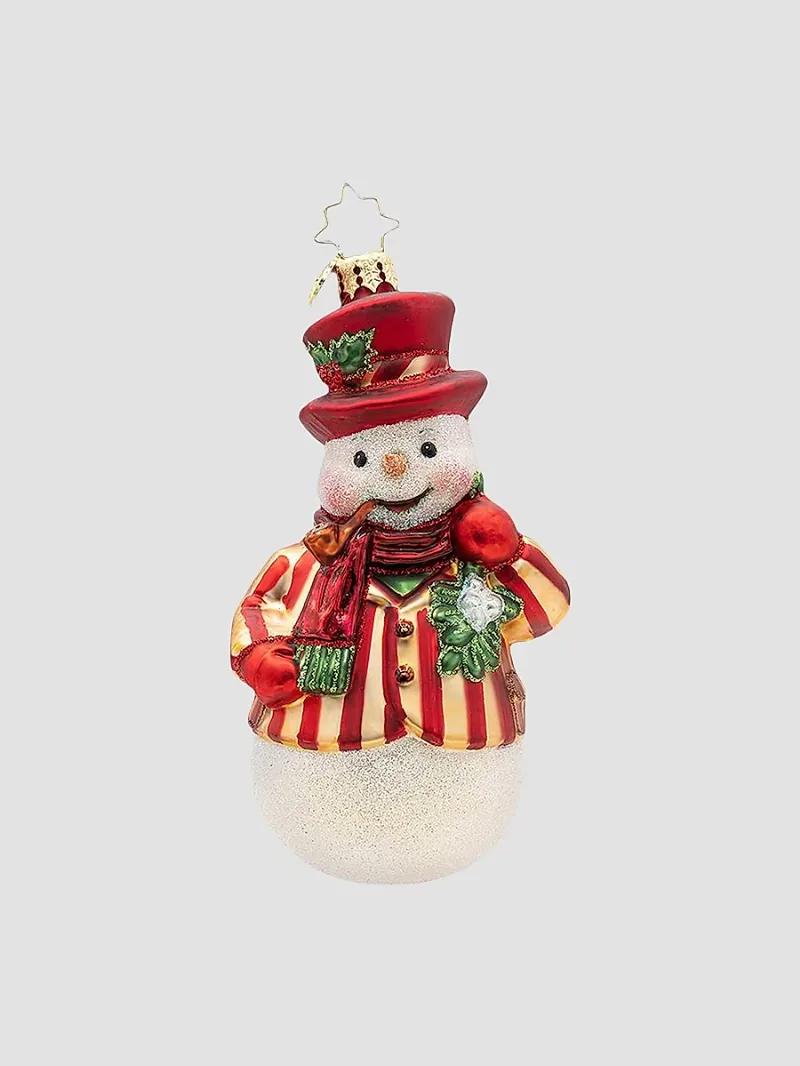 Christopher Radko Mistletoe Mischief Glass Ornament
