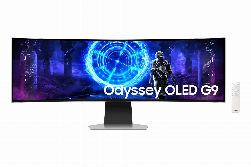 Samsung Odyssey OLED G9 G95SD DQHD in Silver