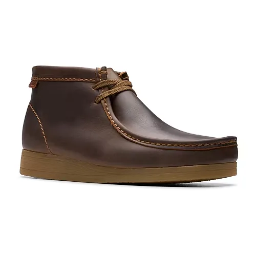 Clarks Mens Wallaston Flat Heel Chukka Boots, 13 Medium, Brown