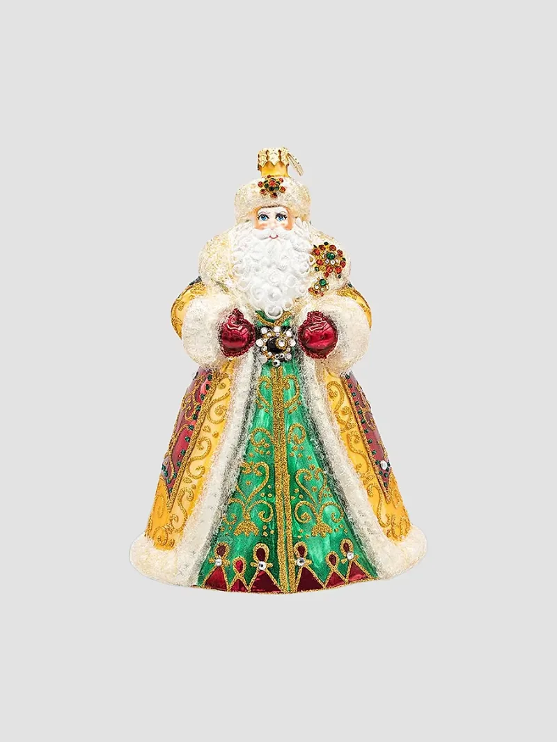 Christopher Radko Crown Of Christmas Glass Ornament