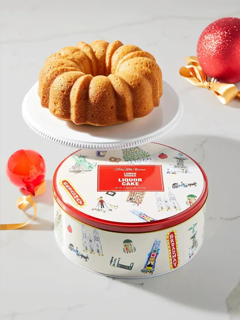 Saks Fifth Avenue Lemon Vodka Liquor Cake