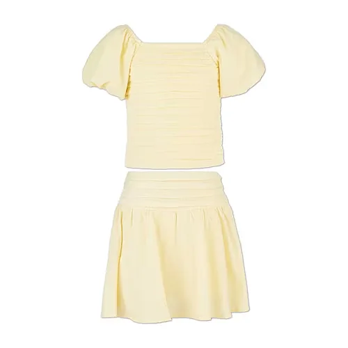 Speechless Big Kid Girls Woven 2-pc. Skirt Set, Medium, Yellow
