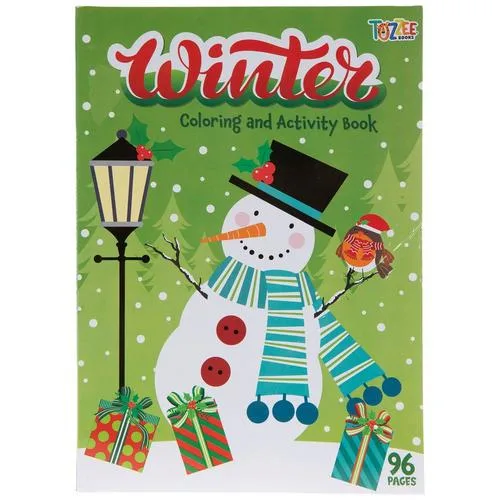 Winter Coloring & Activity Book