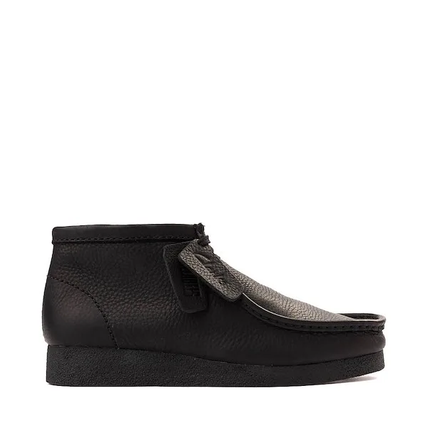 Mens Clarks Wallabee EVO Chukka Boot - Black