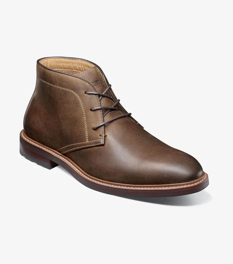 Florsheim Shoes Anthem Plain Toe Chukka Boot Brown CH Size 8.5