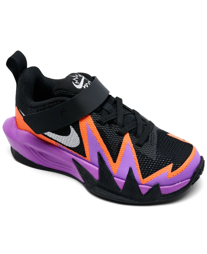 Nike Little Kids' S.t. Dynamite Basketball Sneakers from Finish Line - Black, Silver