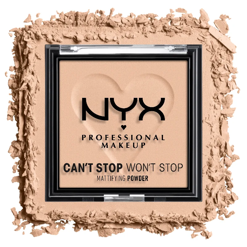 NYX Professional Makeup Can't Stop Won't Stop Matte Powder | Light Medium