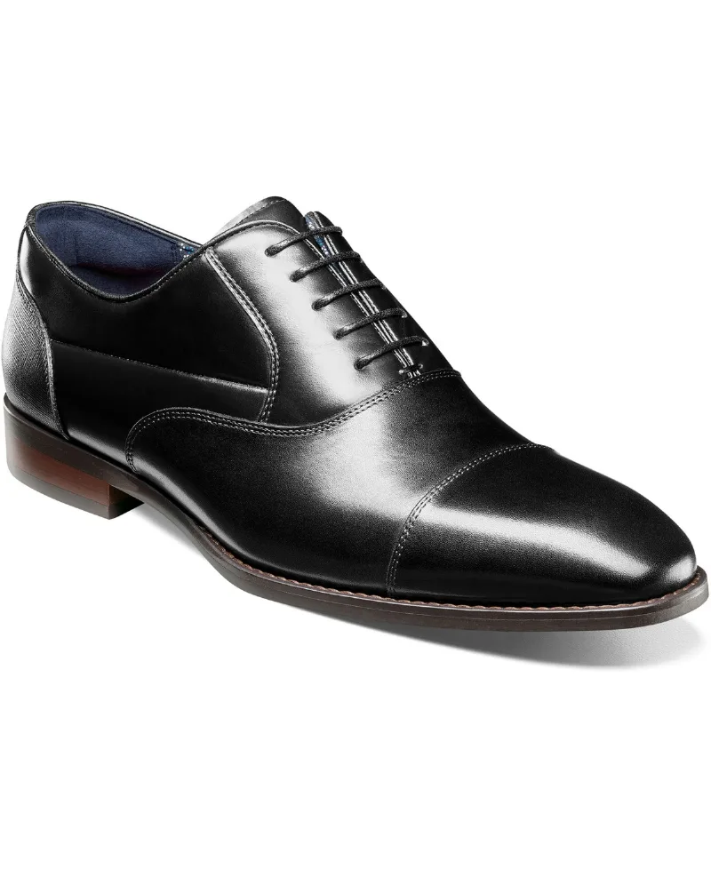 Stacy Adams Men's Kallum Cap-Toe Oxford Dress Shoe - Black