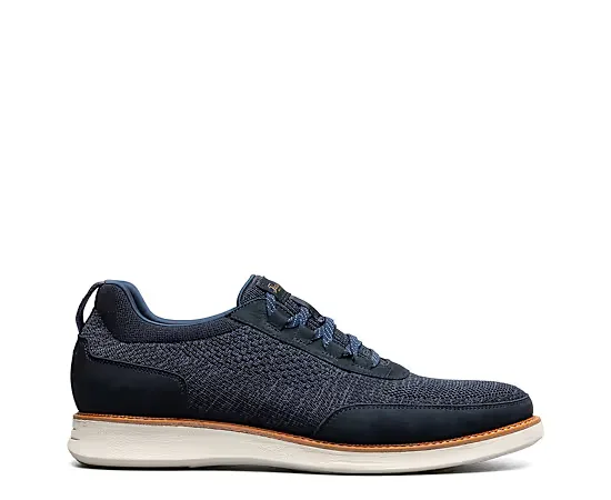 Florsheim Men's Launch Knit Elastic Lace Moc Toe Slip On Sneaker