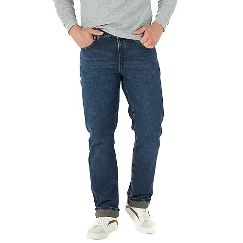 Lee Mens Legendary Stretch Fabric Relaxed Fit Straight Jean, 36 34, Blue