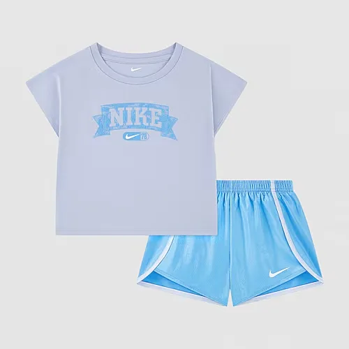 Nike Little Girls 2-pc. Short Set, 4, Blue