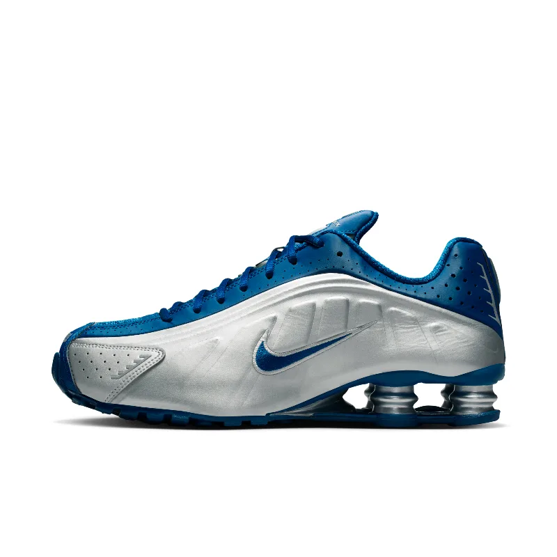 Nike Men's Shox R4 Shoes in Blue | IQ9391-476
