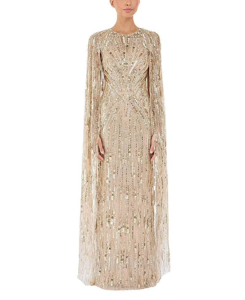 Jenny Packham Elio Sequin-Embellished Maxi Dress