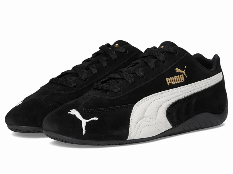 PUMA Speedcat Shoes Women's Shoes Black/White : 7 B - Medium, Suede