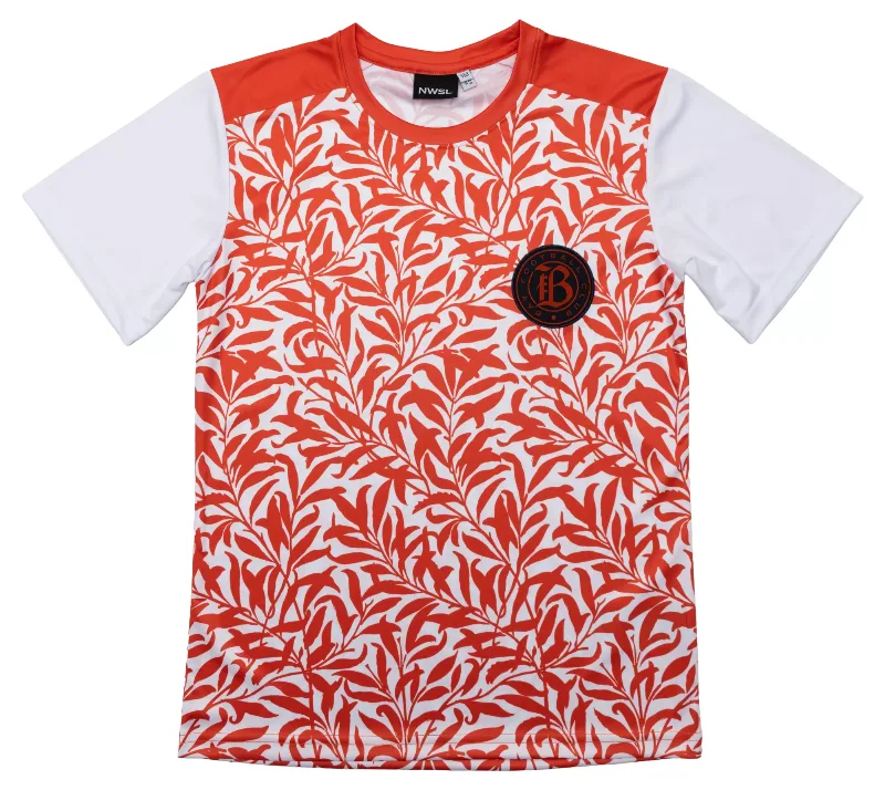 Sport Design Sweden Youth Bay FC Red Floral T-Shirt, XL