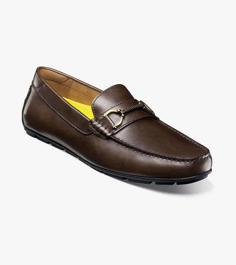 Florsheim Shoes Motor Moc Toe Bit Driver Brown Size 10