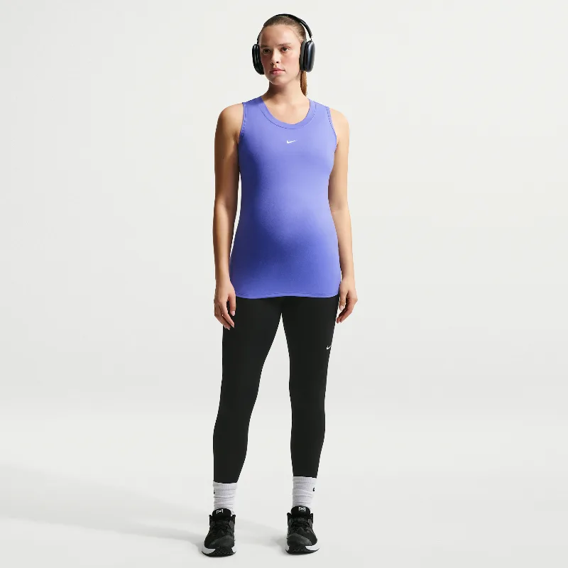 Nike Women's (M) One High-Waisted 7/8 Leggings with Pockets (Maternity) in Black | FN4288-011