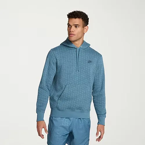 Nike Mens Long Sleeve Active Hoodie, Large, Blue