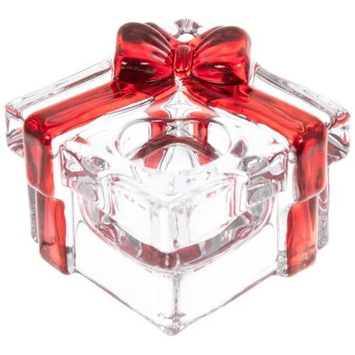 Gift Box Taper Glass Candle Holder