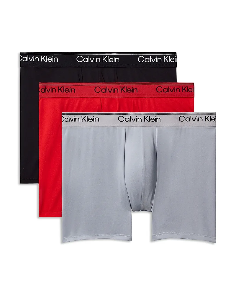 Calvin Klein Microfiber Stretch Boxer Briefs - 3 pack