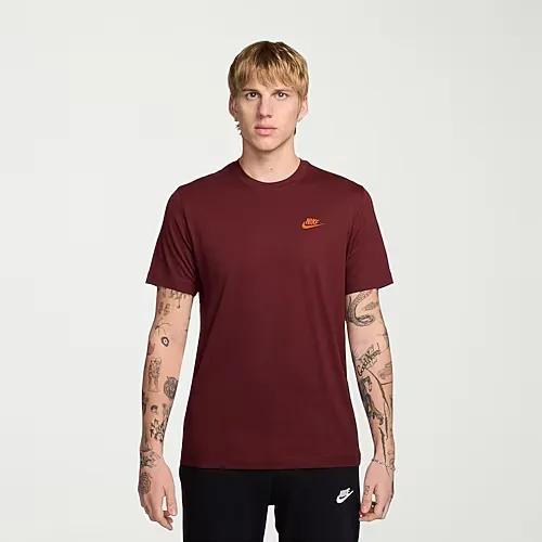 Nike Mens Crew Neck Short Sleeve Embroidered Active Big and Tall T-Shirt, 3x-large Tall, Red