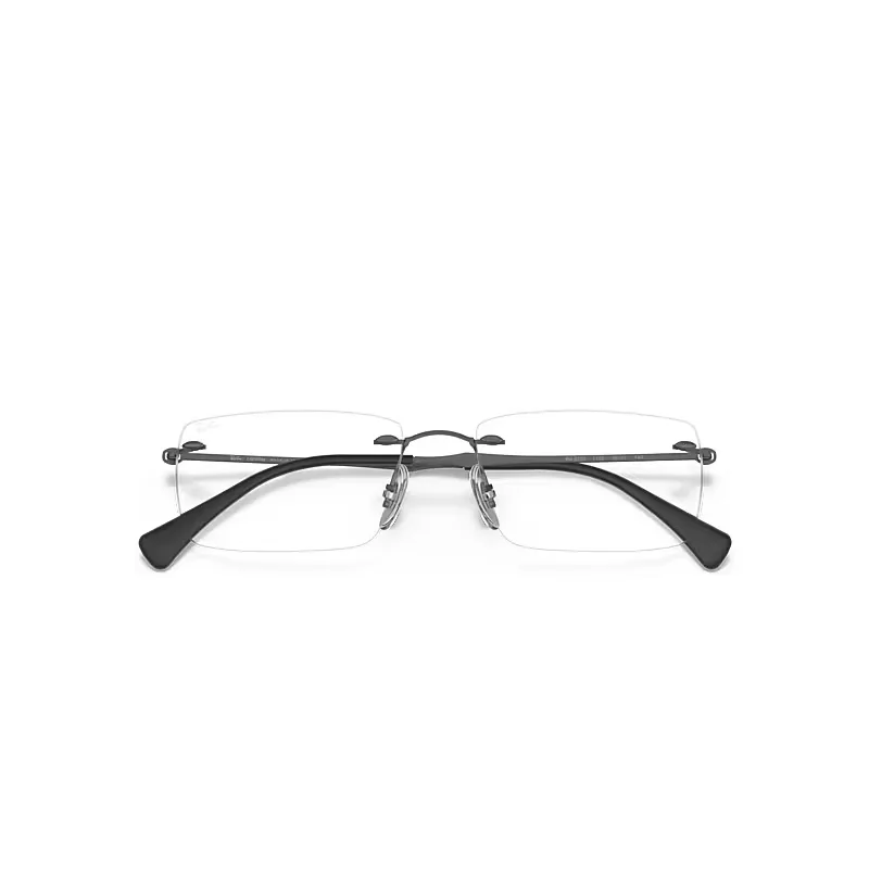 Ray-Ban Rb8755 Optics Eyeglasses Gunmetal Frame Clear Lenses Polarized 54-17