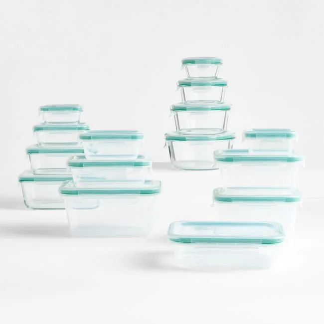 OXO ® Snap 30-Piece Glass/Plastic Food Storage Container Set